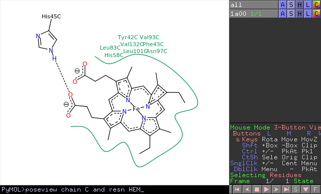 pymol tutorial how to show ligand interactions